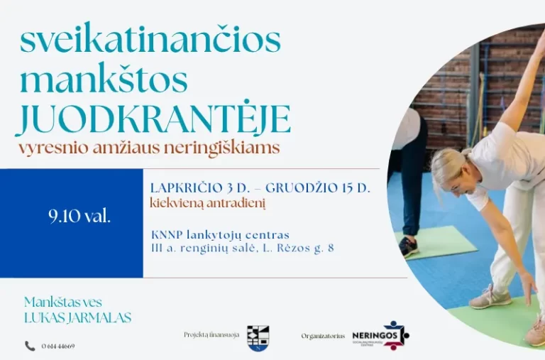 Sveikatinančios mankštos Juodkrantėje